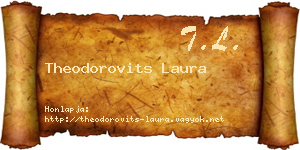 Theodorovits Laura névjegykártya